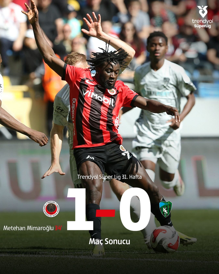 土超联赛青年联合1-0力克科贾埃利 尼昂替补建功